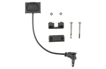 Image of Unity Tactical ModButton Lite, 4.5in Cable, Fits Picatinny, Anodized Finish, Black, MBL-BLK-CL-45