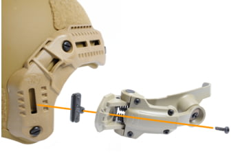 Image of Unity Tactical Platform Adapter, MLOK Rail - MTEK, HHV, Black, HLM-PLM