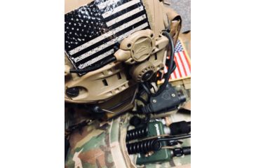 Image of Unity Tactical Remora Mount for 3M Peltor Tactical Helmet, Black, HLM-REM, EDEMO1