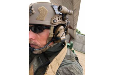 Image of Unity Tactical Remora Mount for 3M Peltor Tactical Helmet, Black, HLM-REM, EDEMO1