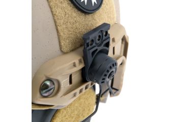 Image of Unity Tactical Remora Mount for 3M Peltor Tactical Helmet, Black, HLM-REM, EDEMO1