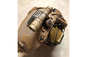 Image of Unity Tactical Remora Mount for 3M Peltor Tactical Helmet, Black, HLM-REM, EDEMO1