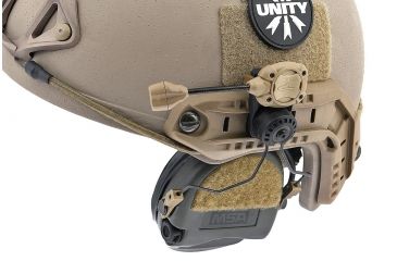 Image of Unity Tactical Remora Mount for 3M Peltor Tactical Helmet, Black, HLM-REM, EDEMO1