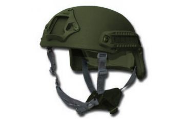 Image of United Shield Spec Ops DELTA Ballistic Helmet Level IIIA w/ 4pt Harness System, OD Green, Large SPEC OPS-DELTA-IIIA-OD-LG