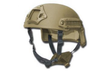 Image of United Shield Spec Ops DELTA Ballistic Helmet Level IIIA w/ 4pt Harness System, Tan, Medium SPEC OPS-DELTA-IIIA-TN-MD