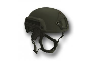 Image of United Shield Sprint Ballistic Helmet Level IIIA w/ 4pt Harness System, OD Green, Medium SPRINT-IIIA-OD-MD
