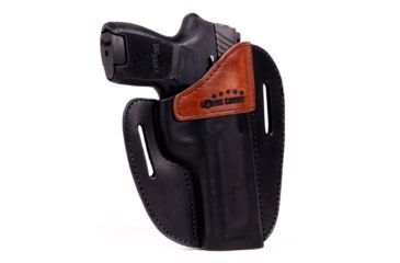 Image of Urban Carry CarryPro OWB for Sig P320 Carry, P320 Compact, P250 Compact, Right Hand, Brown / Black uc-OWB-06-brbk