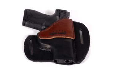 Image of Urban Carry CarryPro OWB for Springfield XD 4 in Mod2, XD-40 /4 in, XD-9 /4 in, XDM-40 /3.8 in, Right Hand, Brown / Black, uc-OWB-10-brbk