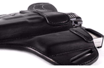 Image of Urban Carry LockLeather OWB w/ Magazine Holster Size #207, Right Handed, Black, LL-OWBMG-207-BK-R