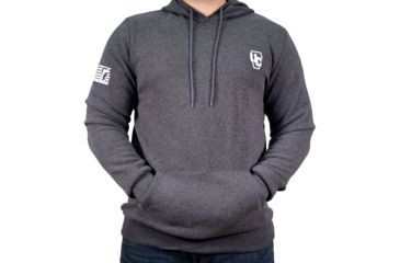 Image of Urban Carry Plain w/ Logo Hoodie, Dark Gray, Small UC-Sht103