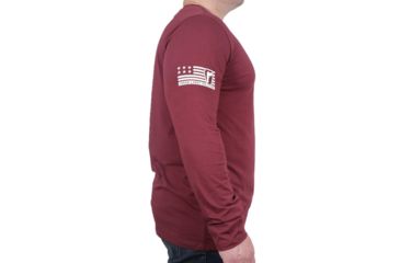 Image of Urban Carry Plain w/ Logo Long Sleeve, Red, Small UC-Sht097