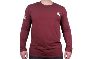 Image of Urban Carry Plain w/ Logo Long Sleeve, Red, Small UC-Sht097