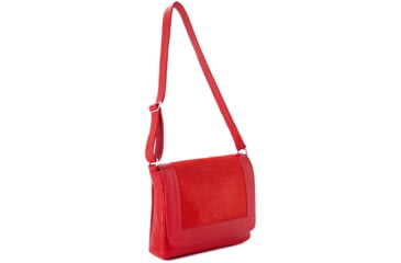 Image of Urbn Chc Callisto Suede Kevlar Purse, Red Suede, Large, CALREDS002