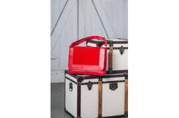 Image of Urbn Chc Callisto Suede Kevlar Purse, Red Suede, Large, CALREDS002