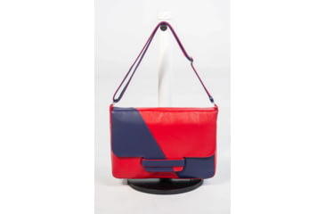 Image of Urbn Chc Carme Bulletproof Purse, Red/Indigo, Large, CARRED/002