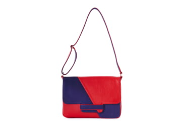 Image of Urbn Chc Carme Bulletproof Purse, Red/Indigo, Large, CARRED/002