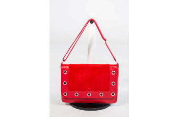 Image of Urbn Chc Io Suede Kevlar Purse, Red Suede, Large, IOREDS002