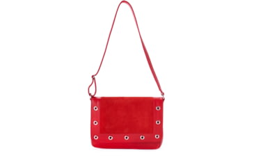 Image of Urbn Chc Io Suede Kevlar Purse, Red Suede, Large, IOREDS002