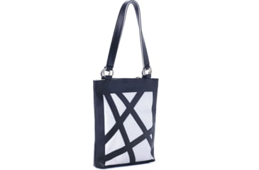 Image of Urbn Chc Luna Kevlar Tote Bag, Veg Look Black/Gazelle White, Large, LUNWHT