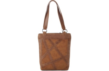 Image of Urbn Chc Luna Suede Kevlar Tote Bag, Brown/Brown Suede, Large, LUNBRNS