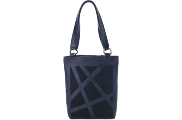 Image of Urbn Chc Luna Suede Kevlar Tote Bag, Veg Look Black/Black Suede, Large, LUNBLKS001