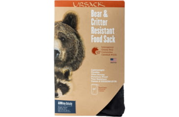 Image of Ursack AllMitey Grizzly Bear and Critter Resistant Food Bag, Black, 20L, URSGRZBLK