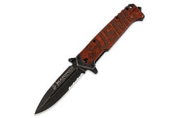 Image of Beachhead Serrated Folding Pocket Knife, 5in Blade