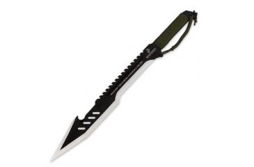 Image of US Marine Corps USMC Tanto Machete Sawback Sword,26in Overall Steel Blade,Cord Wrapped Handle UC3057