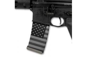Image of US Night Vision Mag Wraps Rapid Wraps AR Mag Flag Pattern, US Flag Gray Clean 26545