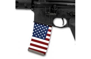 Image of US Night Vision Mag Wraps Rapid Wraps AR Mag Flag Pattern, US Flag Red/White/Blue Clean 26544