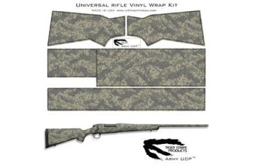 Image of US Night Vision Tiger Stripe Camo Pre-Cut Universal Rifle Skin Vinyl Wrap, 20x30in, Army UCP 056633