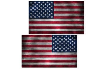Image of US Night Vision Vehicle Flag Wraps - US Flag Red,White,Blue - Set of Two - Stars Right and Stars Left 706105