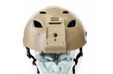 Image of US Night Vision PT Helmet A-Bravo w/Side Rail, Velcro Attachment Points, Pre-Drilled For Night Vision Mount,Tan,2XL 1376