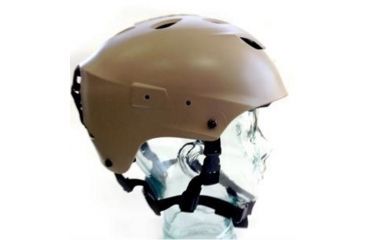 Image of US Night Vision PT Helmet A-Bravo w/Side Rail, Velcro Attachment Points, Pre-Drilled For Night Vision Mount,Tan,2XL 1376