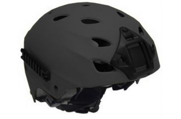Image of US Night Vision PT Helmet A-Bravo w/Side Rail, Velcro Attachment Points, Pre-Drilled For Night Vision Mount, Black, 2XL 003182