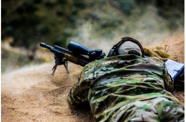 Image of U.S. Optics LR-17 Horus Vision H59 H102 FFP Illuminated Reticle 3.2-17x44mm Rifle Scope, Matte Black, LR17-H59-H102