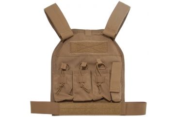 Image of US Palm AR-15 Defender Soft Armor Plate Carrier With One Level IIIA Soft Armor Panel Large/Standard 10x12.5 Inch Panel Coyote Tan