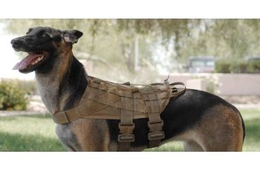 Image of US Palm Cynology War Labs Hot Weather Half Vest, Large, Coyote CWLB4200