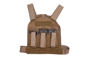 Image of US Palm Defender 308 Soft Armor Plate Carrier With One Level IIIA Soft Armor Panel X-Large 11 X 13.5 Inch Panel Maximum Waist 60 Inches Black