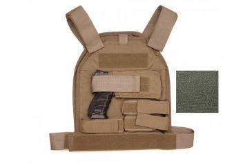 Image of US Palm Defender - Large with 2 Soft IIIa Armor Panel - Handgun, Ranger Green, RH 728028140408