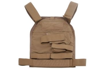 Image of US Palm Handgun Defender Soft Armor Plate Carrier With One Level IIIA Soft Armor Panel X-Large 11x13.5 Inch Panel Right Hand Coyote Tan