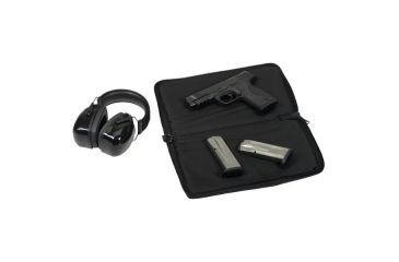 Image of US Peacekeeper Large Range Bag Ripstop Nylon/Rugged Water-Resistant 600 Denier Polyester, Black, 18in x 10in x 10.5in, NSN NO, P22215