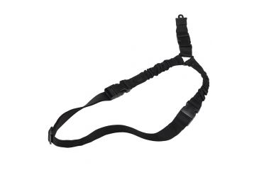 Image of US Peacekeeper Single Point Bungee Sling Nylon Cover, Black, 35in x 1.5in, NSN NO P23305