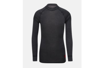 Image of Usa Thermowave Kids Merino Warm Thermal LS Shirt, #464545, 122/128, 16JUNM410-970122128