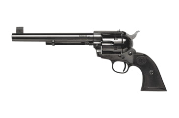 Image of US Firearms FlatTop-Target Revolver, .44-40 Winchester, 7.5in barrel, blued finish steel frame, hard rubber grip, revolving chamber, square blade front, adjustable rear, 6 round cylinder, USFFT.4440WR7.51FRRMPG