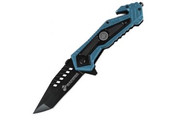Image of USMC Salvager Rescue Linerlock A/O, Blue Knife USMA1033BL