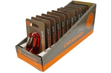 Image of UST Carabiner 2-pk, PDQ 12-ct, Assorted, 6cm 20-02112-PDQ12