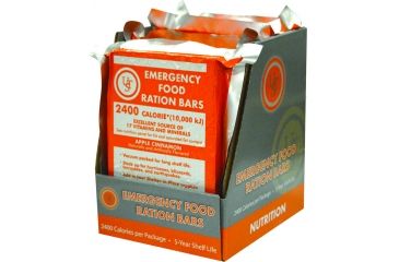 Image of UST Emergency Food Ration Bars, PDQ 4-ct, Orange 20-02020-06