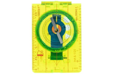 Image of UST Hi Vis Lensatic Map Compass, Neon, 1146782