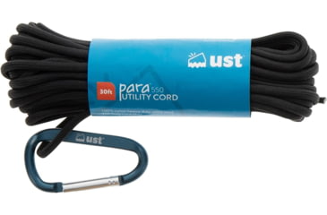 Image of UST Paracord 550 Utility 30 ft, Black, 1146761